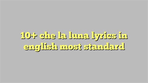 luna lyrics